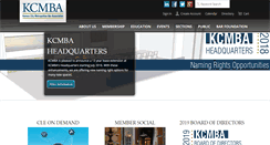 Desktop Screenshot of kcmba.org